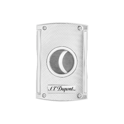MAXIJET 閘刀式雪茄剪-方格銀 CHEQUERED CHROME MAXIJET CIGAR CUTTER 003257