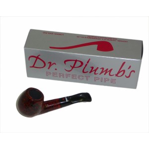 Dr Plumb Dinky Flat Bottom Briar Pipe Sandblast 4512