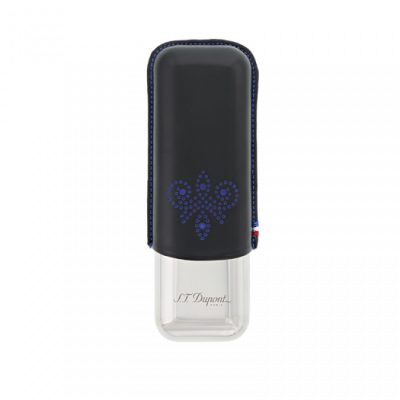 DERBY黑色2支裝雪茄套 DOUBLE CIGAR CASE DERBY BLACK 183018