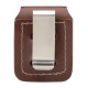 Zippo 打火機鐵夾皮套(棕色) Brown Lighter Pouch- Clip LPCB