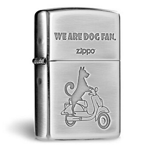 日版 Zippo Lighter 狗狗也瘋狂 ZBT-2-100A