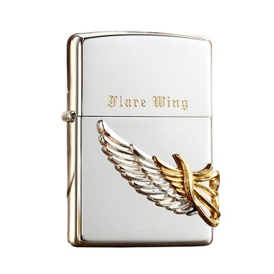 日版 Zippo Lighter 童軍花翅膀 ZBT-2-18A