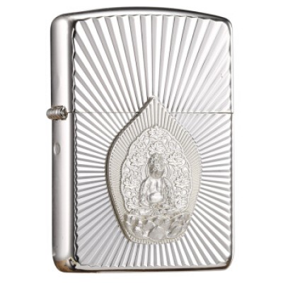日版 Zippo Lighter 佛光普照-銀 ZBT-2-20A
