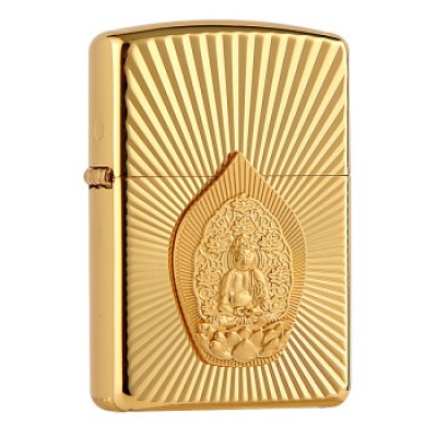 日版 Zippo Lighter 佛光普照-金 ZBT-2-20B