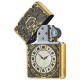 日版 Zippo Lighter 經典黃銅金懷錶(加厚版) Antique watch ZBT-2-81B