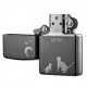 日版 Zippo Lighter 黑冰 望月貓咪 ZBT-3-148A