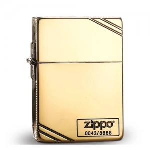 日版 Zippo Lighter 1935復刻熏金側雕唐草限量版 ZBT-3-167A