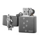 日版 Zippo Lighter 黑冰 貓之凝望腳印 ZBT-3-179A