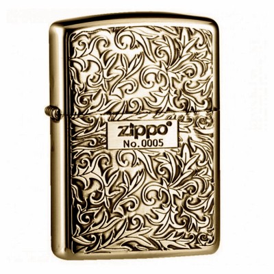 日版 Zippo Lighter 唐草-古銅 ZBT-3-19B