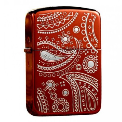 日版 Zippo Lighter 1941複刻 蔓藤花(紅色) ZBT-3-1E