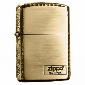 日版 Zippo Lighter 三面腰果花波紋邊-金色 ZBT-3-29A