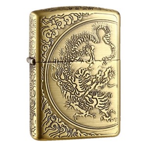 日版 Zippo Lighter Aromr® 祥龍盤雲-古銅 ZBT-3-33A