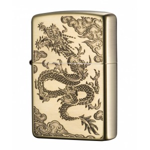 日版 Zippo Lighter 龍騰祥雲-古銅 ZBT-3-35C