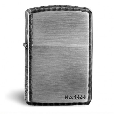 日版 Zippo Lighter 三面深雕年年有魚-古銀 ZBT-4-8B