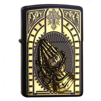 日版 Zippo Lighter 祈禱 ZBT-5-16A