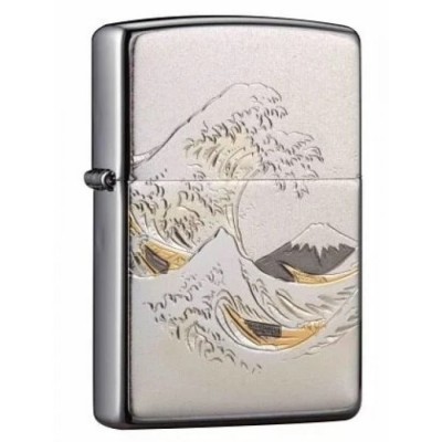 日版 Zippo Lighter 浮世繪-浪 ZBT-5-26G 日版 Zippo Lighter 浮世繪-浪 ZBT-5-26G