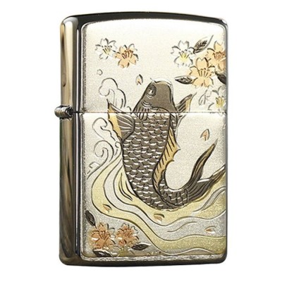日版 Zippo Lighter 浮世繪-鯉魚 ZBT-5-26I