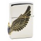 韓版 Zippo Lighter 愛情之翼(亮銀) Love Wings 2 NI ZBT-1-16C