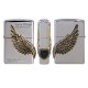 韓版 Zippo Lighter 愛情之翼(亮銀) Love Wings 2 NI ZBT-1-16C