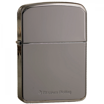 韓版 Zippo Lighter 黑冰 1941復刻鍍鈦鏡面 ZBT-1-20A 韓版 Zippo Lighter 黑冰 1941復刻鍍鈦鏡面 ZBT-1-20A