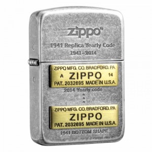 韓版 Zippo Lighter 1941復刻代碼演變 1941 YEARLY CODE SA ZBT-1-21B
