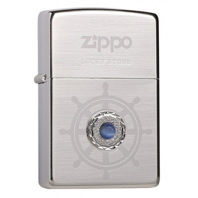 韓版 Zippo Lighter 幸運之石(藍色) Lucky Stone(Sky) ZBT-1-26A