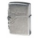 韓版 Zippo Lighter 聖天使十字火焰(仿古銀) SIDE TRIBAL CROSS EMB(SILVER) ZBT-1-33B