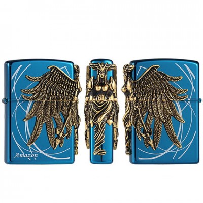 韓版 Zippo Lighter 亞馬遜女戰士(藍色) AMAZON BLUE ZBT-1-91B 韓版 Zippo Lighter 亞馬遜女戰士(藍色) AMAZON BLUE ZBT-1-91B