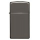 美版 Zippo Lighter Black Ice® 窄版 黑冰 (素面) Slim® 20492