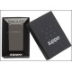 美版 Zippo Lighter Black Ice® 窄版 黑冰 (素面) Slim® 20492