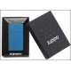 美版 Zippo Lighter Blue Ice® 窄版 藍冰 (素面) Slim® High Polish Blue 20494