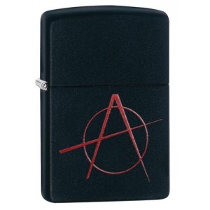 美版 Zippo Lighter 無政府主義 Anarchy Symbol 20842