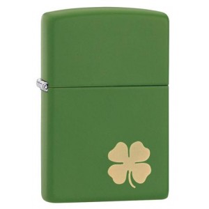 美版 Zippo Lighter 啞漆四葉草 Matte Clover 21032