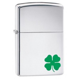 美版 Zippo Lighter 簡約四葉草 Bit O’Luck 24007