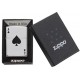 美版 Zippo Lighter 簡約黑桃A Simple Spade Design 24011
