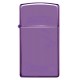 美版 Zippo Lighter Slim® 窄版炫光紫(素面) High Polish Purple 28124