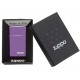 美版 Zippo Lighter Slim® 窄版炫光紫 High Polish Purple with Zippo logo 28124ZL