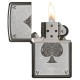 美版 Zippo Lighter 花紋黑桃A AceFiligree 28323