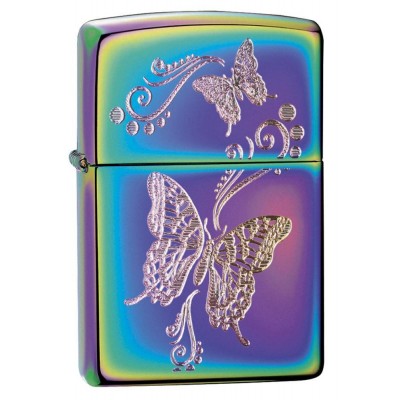 美版 Zippo Lighter 蝴蝶起舞 Multi Color Butterflies 28442