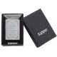 美版 Zippo Lighter 警世箴言 Serenity Prayer 28458