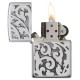 美版 Zippo Lighter 鏡面繁花 Filigree 28530