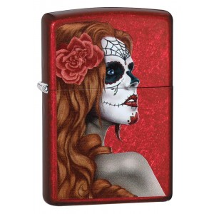 美版 Zippo Lighter 墨西哥女郎 Day of the Dead: Girl 28830