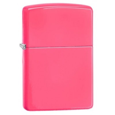 美版 Zippo Lighter 粉霓虹螢光漆 Neon Pink 28886