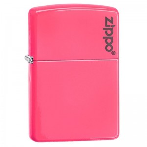美版 Zippo Lighter 粉霓虹螢光漆 Neon Pink with Zippo logo 28886ZL