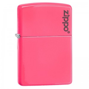 美版 Zippo Lighter 粉霓虹螢光漆 Neon Pink with Zippo logo 28886ZL