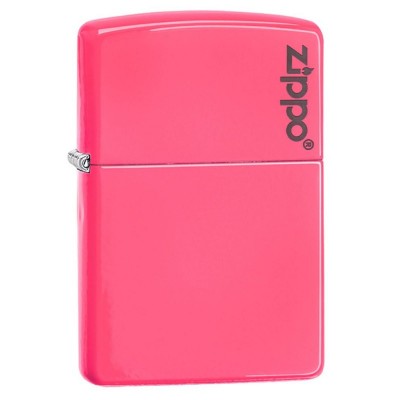 美版 Zippo Lighter 粉霓虹螢光漆 Neon Pink with Zippo logo 28886ZL