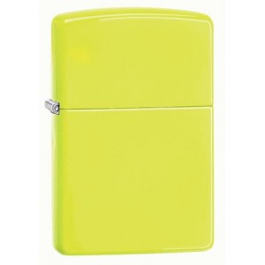 美版 Zippo Lighter 黃霓虹螢光漆 Neon Yellow 28887