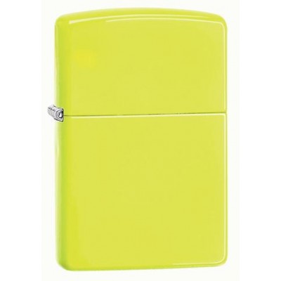 美版 Zippo Lighter 黃霓虹螢光漆 Neon Yellow 28887