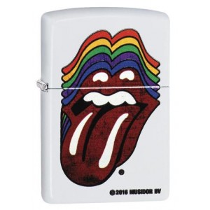 美版 Zippo Lighter 滾石樂隊波普藝術大舌頭防風打火機 The Rolling Stones 29315
