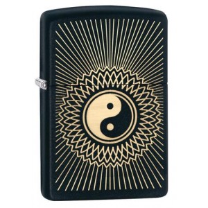 美版 Zippo Lighter 太極兩儀防風打火機 Yin & Yang 29423